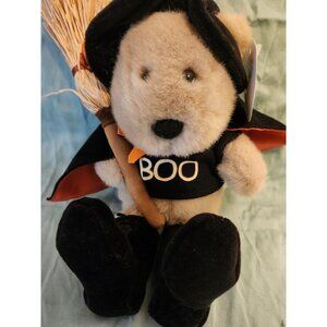 Starbucks Bear 11th Edition Bearista 2000 Glow in Dark Halloween Witch Boo Has T